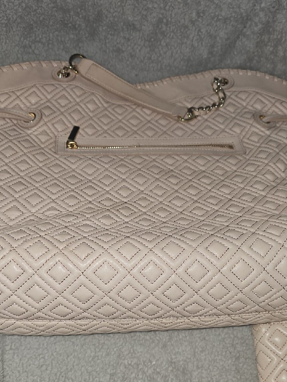 Tory Burch Leather Tote Handbag And Wallet Set Classic Designer Purse | - Picture 5 of 12